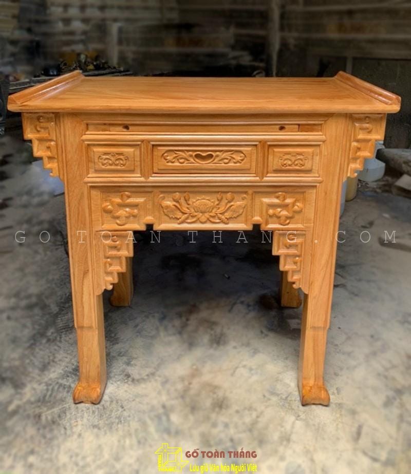 Bàn Thờ gỗ Gõ đỏ BTG-21 1 Bàn Thờ gỗ Gõ đỏ BTG-21