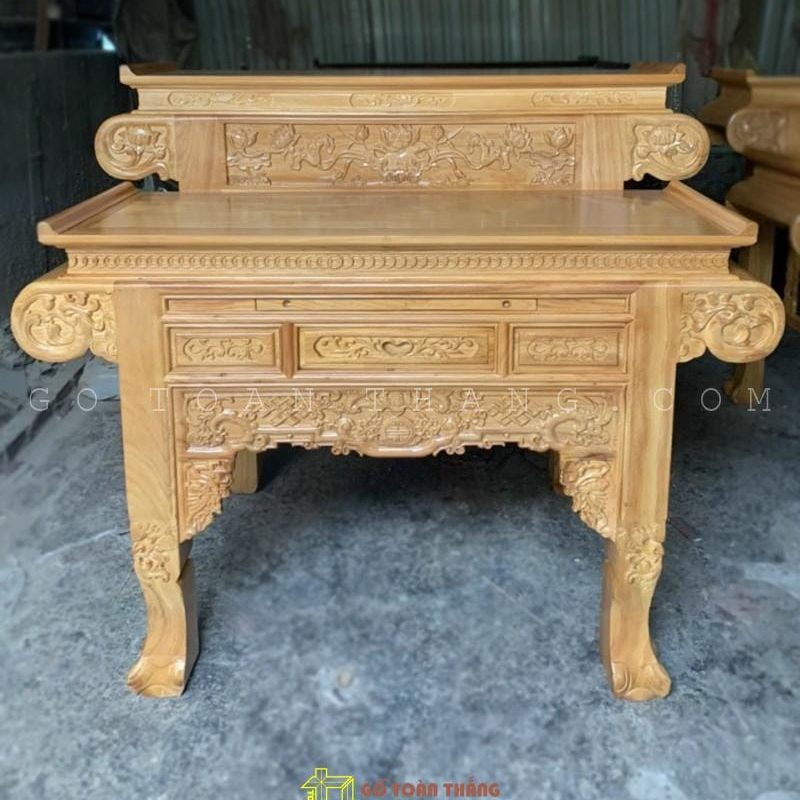 Bàn Thờ 2 tầng gỗ Gõ đỏ BTG-17