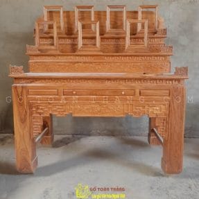 Bàn Thờ 3 tầng gỗ Gõ đỏ BTG-01