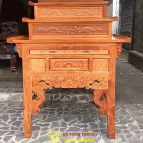 Bàn Thờ 3 tầng gỗ Gõ đỏ BTG-04