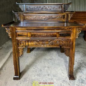 Bàn Thờ gỗ Muồng 3 tầng BTM-014
