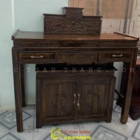 Bàn Thờ đứng hiện đại gỗ Muồng BTM-13