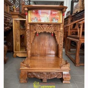 Bàn thờ Thần Tài gỗ Xoan Đào TTX-02