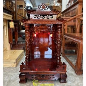 Bàn thờ Thần Tài gỗ Tràm BTT-02