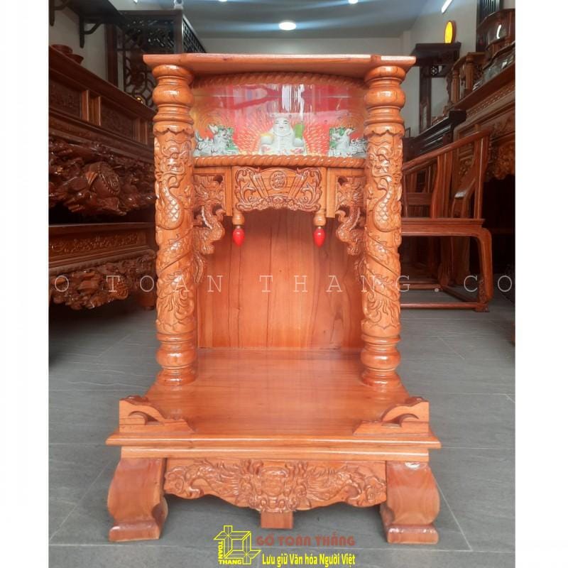 Bàn thờ Thần Tài gỗ Xoan Đào TTX-06 1 Bàn thờ Thần Tài gỗ Xoan Đào TTX-06