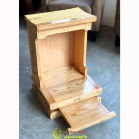 Bàn thờ Thần Tài gỗ Sồi TTS-05
