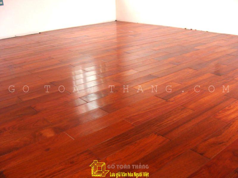 Gỗ căm xe - loại gỗ chất lượng hàng đầu thị trường 10 Gỗ căm xe Lào được ứng dụng để làm sàn gỗ