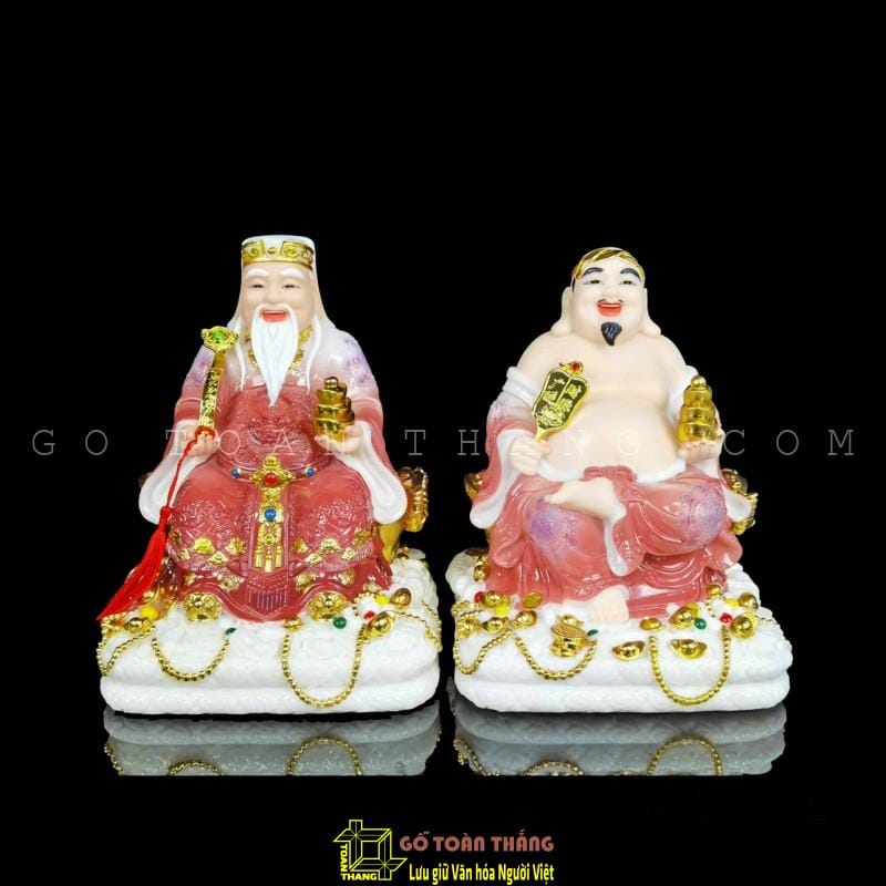 Thần Tài Thổ Địa bằng Đá 6in- CTHT 1 Thần Tài Thổ Địa bằng Đá 6in- CTHT