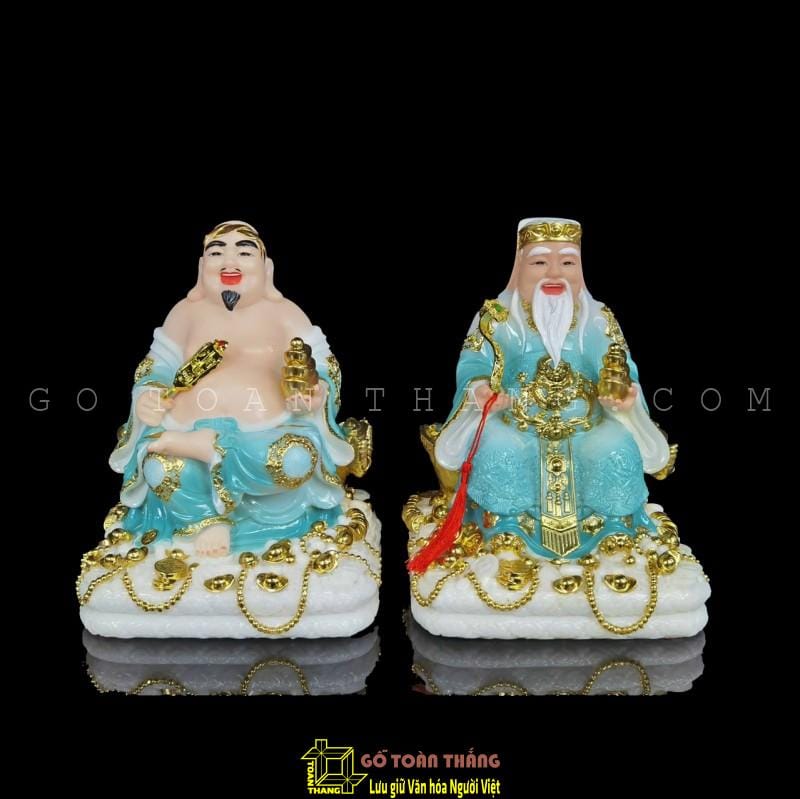 Thần Tài Thổ Địa bằng Đá 6in - CTX 1 Thần Tài Thổ Địa bằng Đá 6in - CTX