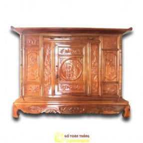 Tủ thờ mẫu Bắc gỗ Tràm TTH-17