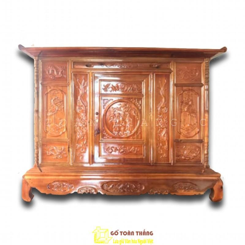 Tủ thờ mẫu Bắc gỗ Tràm TTH-17 1 Tủ thờ mẫu Bắc gỗ Tràm TTH-17