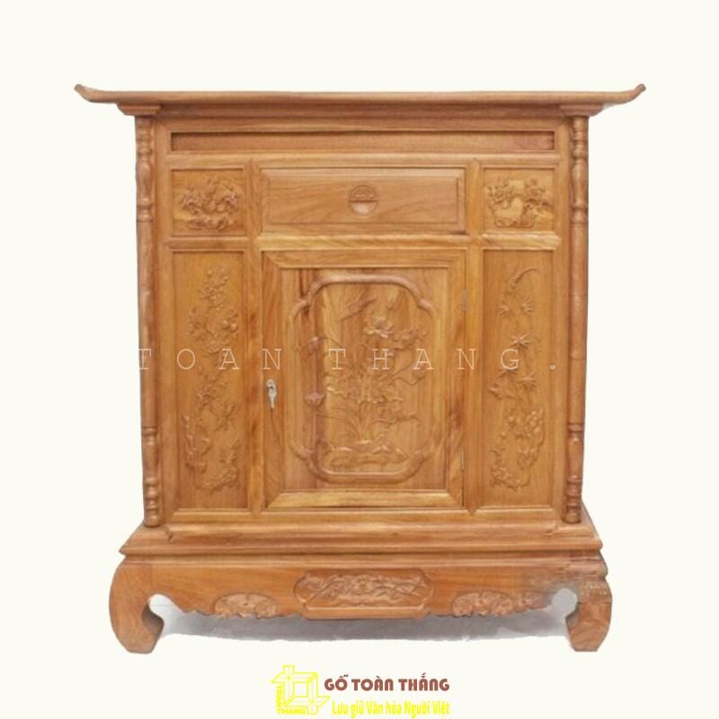 Tủ thờ mẫu Bắc gỗ Gõ đỏ TTH-18 1 Tủ thờ mẫu Bắc gỗ Gõ đỏ TTH-18