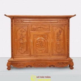 Tủ thờ mẫu Bắc gỗ Gõ đỏ TTH-25