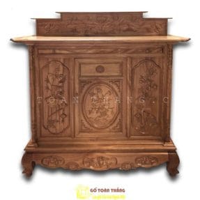 Tủ thờ mẫu Bắc gỗ Hương đá TTH-20
