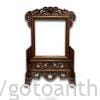 Khung hình thờ gỗ Giáng Hương KHT-09
