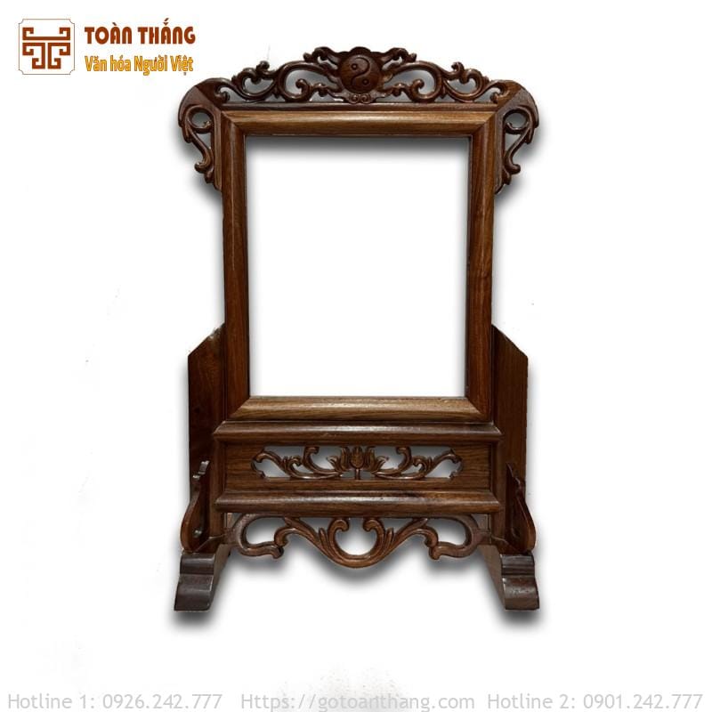 Khung hình thờ gỗ Giáng Hương KHT-09 1 Khung hình thờ gỗ Giáng Hương KHT-09