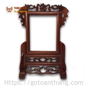 Khung hình thờ gỗ Gụ KHT-02