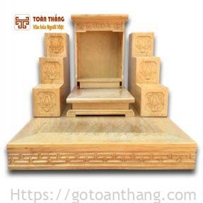 Bàn thờ Thần Tài gỗ Sồi TTS-13