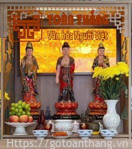 Tam Bảo là gì? Cách lập bàn thờ Tam Bảo chuẩn phong thủy 3 ban tho tam bao dep 9