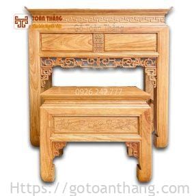 Án gian thờ gỗ Gõ Đỏ AGT-GD05