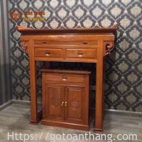 Bàn thờ Minh Đế gỗ Gõ Đỏ BGT-G02