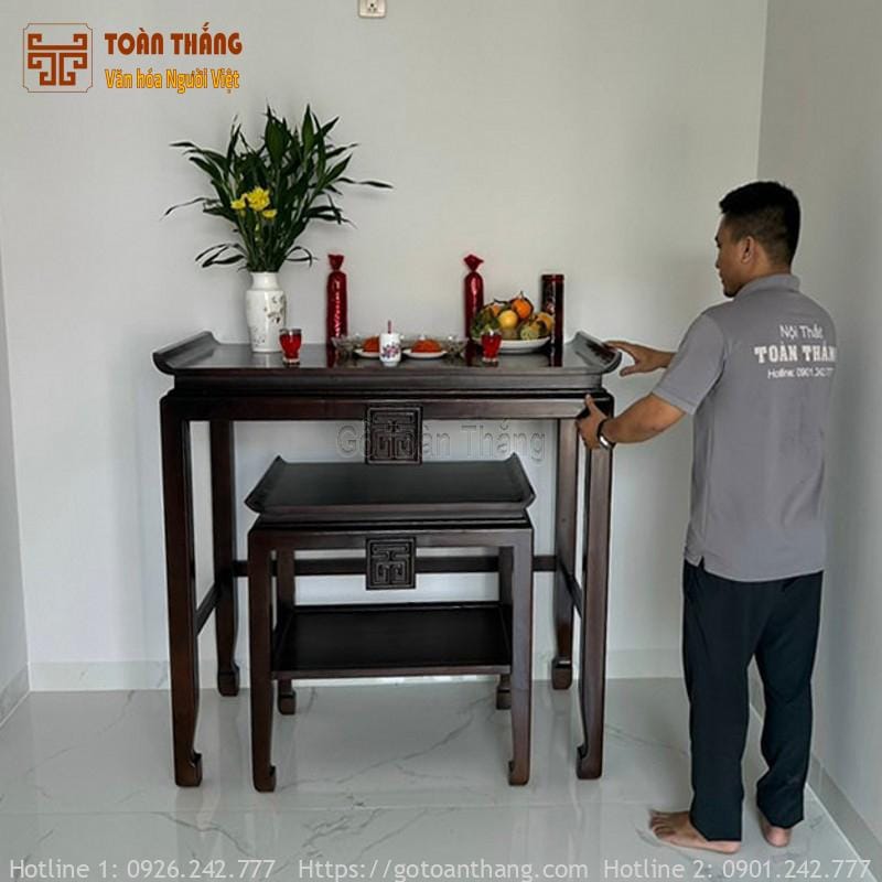 Án gian thờ gỗ Gụ AGT-G01 1 Án gian thờ gỗ Gụ AGT-G01