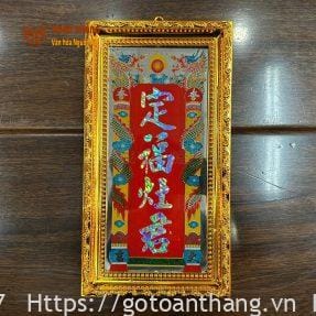 Bài vị Ông Táo mặt gương 16x25cm BVO-10