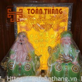 Bài vị Thần Tài Thổ Địa Trúc chỉ 35x45cm BVT-11