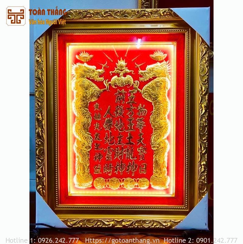 Bài vị Thần Tài Thổ Địa dát vàng 30x40cm BVT-06 1 Bài vị Thần Tài Thổ Địa dát vàng 30x40cm BVT-06