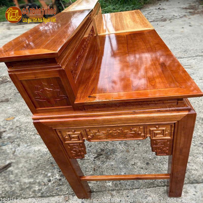 Bàn thờ 2 tầng gỗ Xoan Đào B2T-XD01 2 Bàn thờ 2 tầng gỗ Xoan Đào B2T-XD01 - Ảnh 2