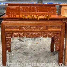Bàn thờ 2 tầng gỗ Xoan Đào B2T-XD01