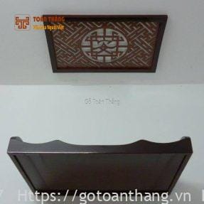 Trang thờ treo tường gỗ Gụ 68x42cm TT-17