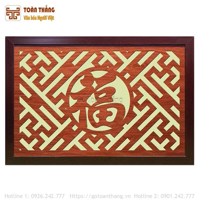 Tấm chống ám khói chữ Phúc TCK-09 1 Tấm chống ám khói chữ Phúc TCK-09