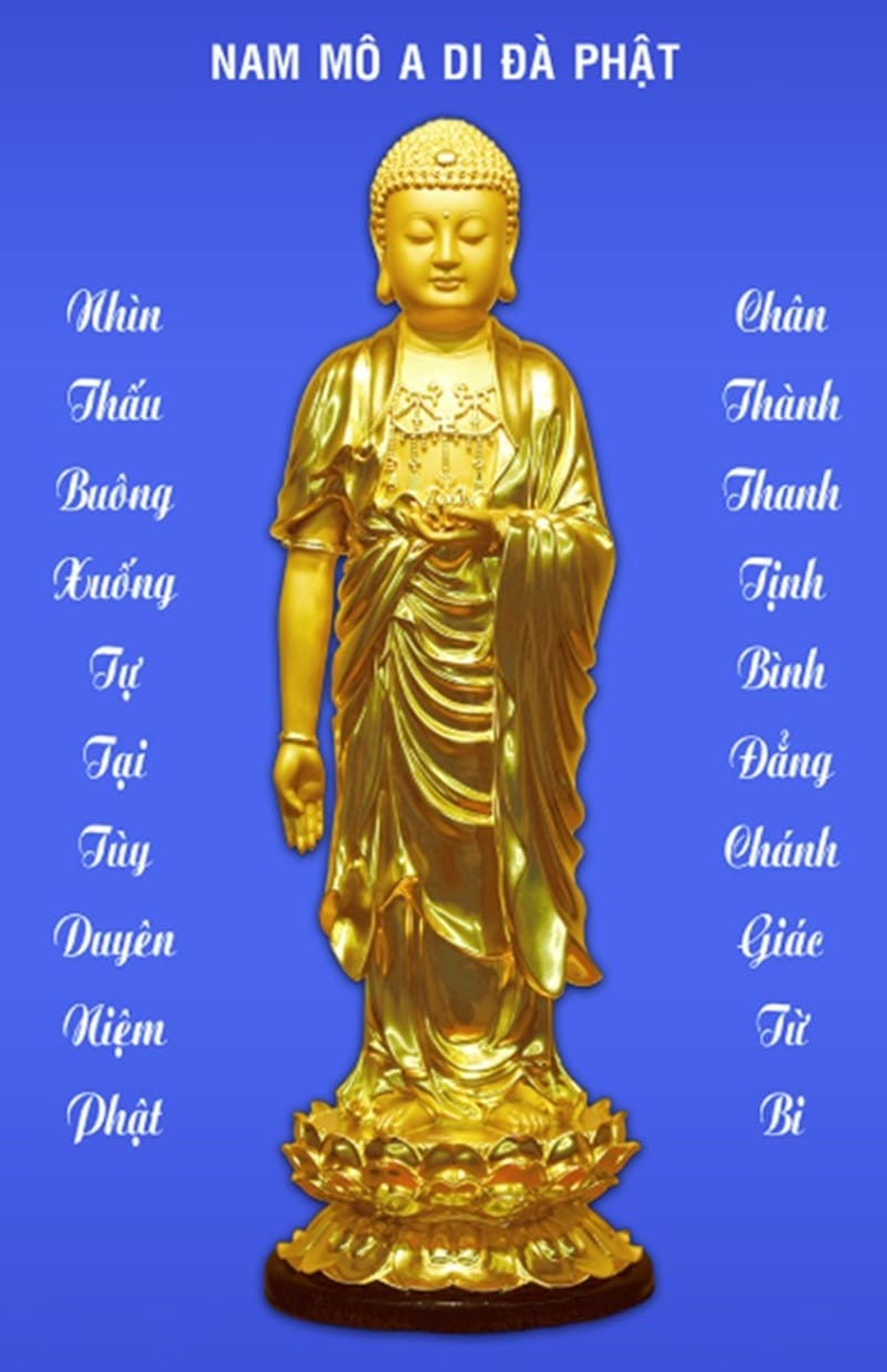 Nam mô A Di Đà Phật - là cách để người tu tập hướng tới sự giải thoát và giác ngộ