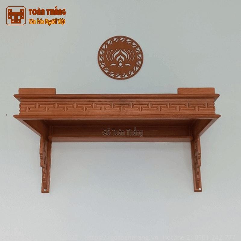 Trang thờ treo tường gỗ Gõ đỏ 81cm TT-20 2 Trang thờ treo tường gỗ Gõ đỏ 81cm TT-20 - Ảnh 2