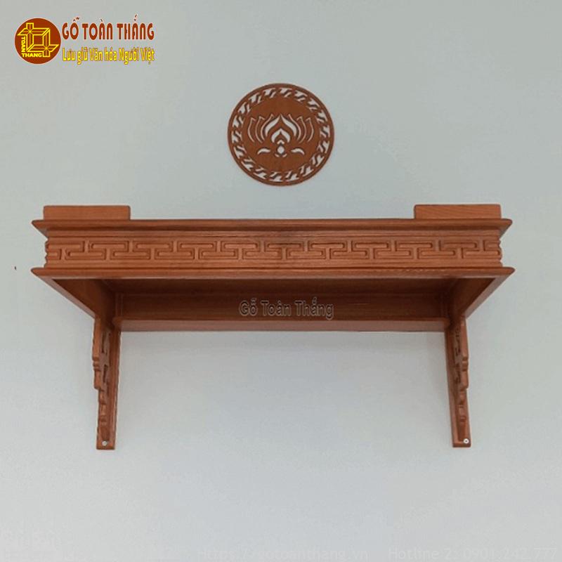 Trang thờ treo tường gỗ Gõ đỏ 81cm TT-20 2 Trang thờ treo tường gỗ Gõ đỏ 81cm TT-20 - Ảnh 2