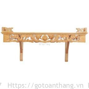 Trang thờ treo tường rồng chầu gỗ Pơ Mu TT-18