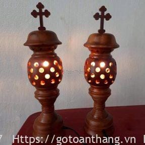 Đèn thờ gỗ Công Giáo ĐCG-03
