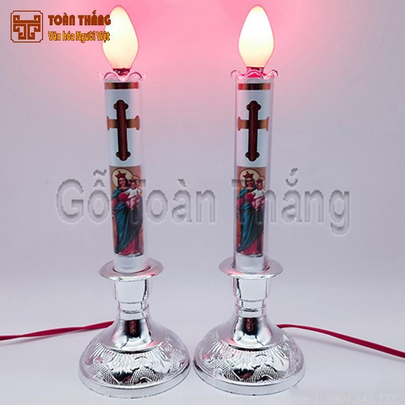 Đèn nến Công Giáo cổ điển ĐCG-10 1 Đèn nến Công Giáo cổ điển ĐCG-10