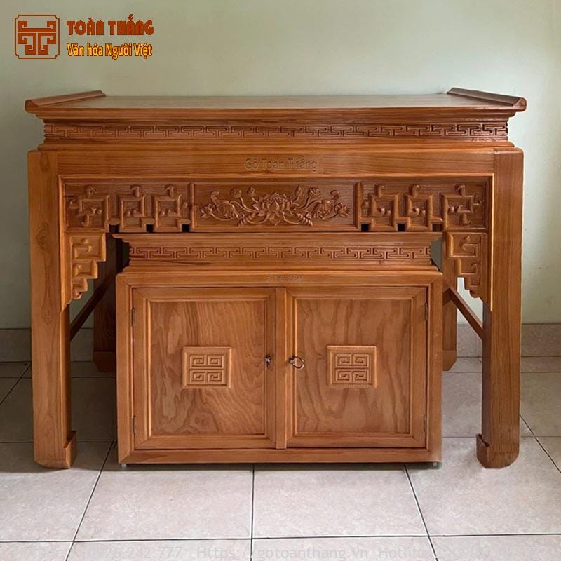 Bàn Thờ đứng hiện đại gỗ Sồi BTS-16 1 Bàn Thờ đứng hiện đại gỗ Sồi BTS-16