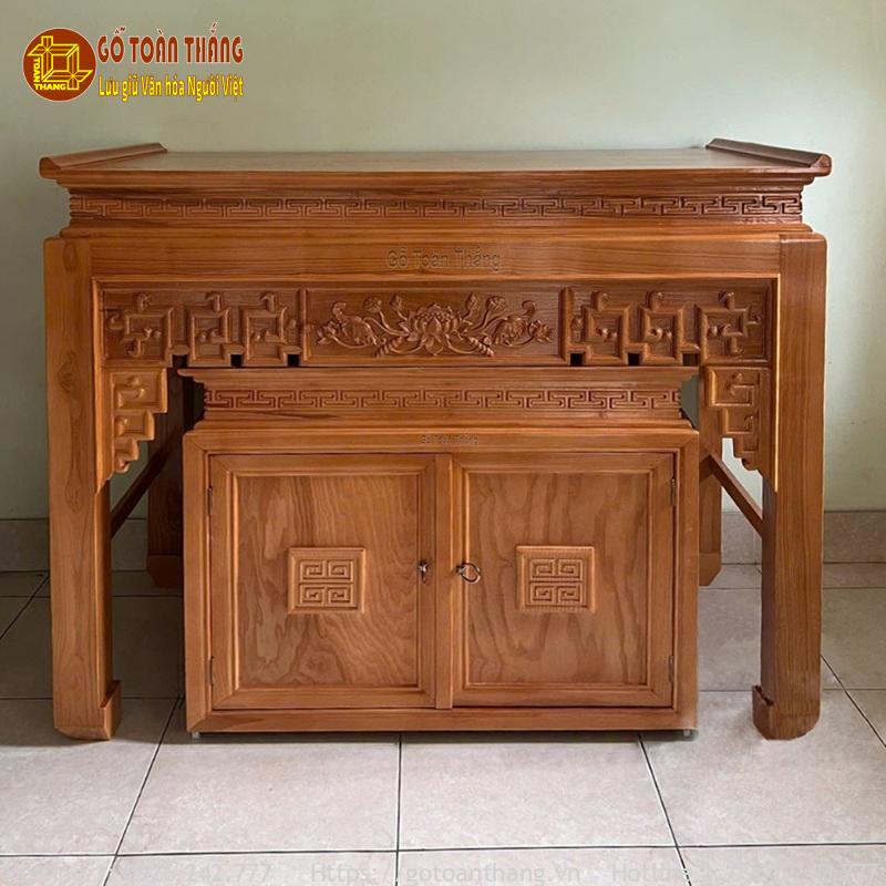 Bàn Thờ đứng hiện đại gỗ Sồi BTS-16 1 Bàn Thờ đứng hiện đại gỗ Sồi BTS-16