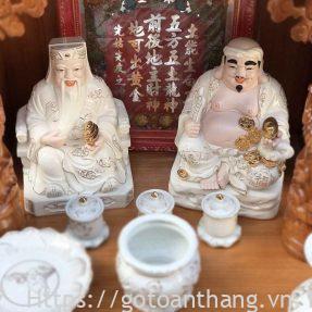 Thần Tài Thổ Địa men sứ Đức Hóa 7in TTTĐ-01 3 tuong than tai ong dia 1