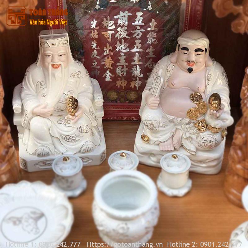 Thần Tài Thổ Địa men sứ Đức Hóa 7in TTTĐ-01 2 Thần Tài Thổ Địa men sứ Đức Hóa 7in TTTĐ-01 - Ảnh 2