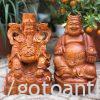 Thần Tài Thổ Địa gỗ Hương 12in TTTĐ-02