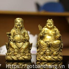 Tượng Thần Tài Thổ Địa bằng đồng 7 tuong than tai tho dia bang dong 3