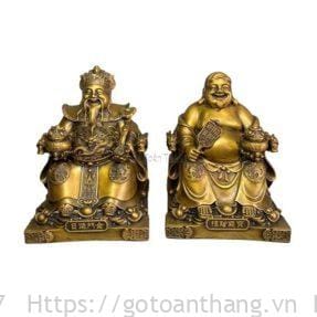 Tượng Thần Tài Thổ Địa bằng đồng 5 tuong than tai tho dia bang dong 5