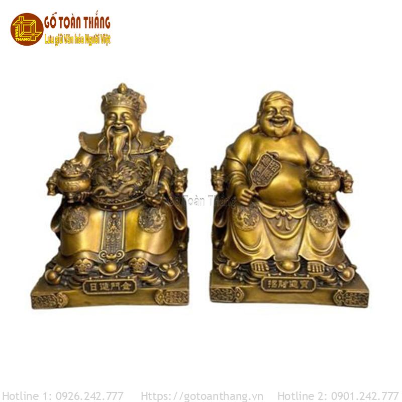 Tượng Thần Tài Thổ Địa bằng đồng 2 Tượng Thần Tài Thổ Địa bằng đồng - Ảnh 2
