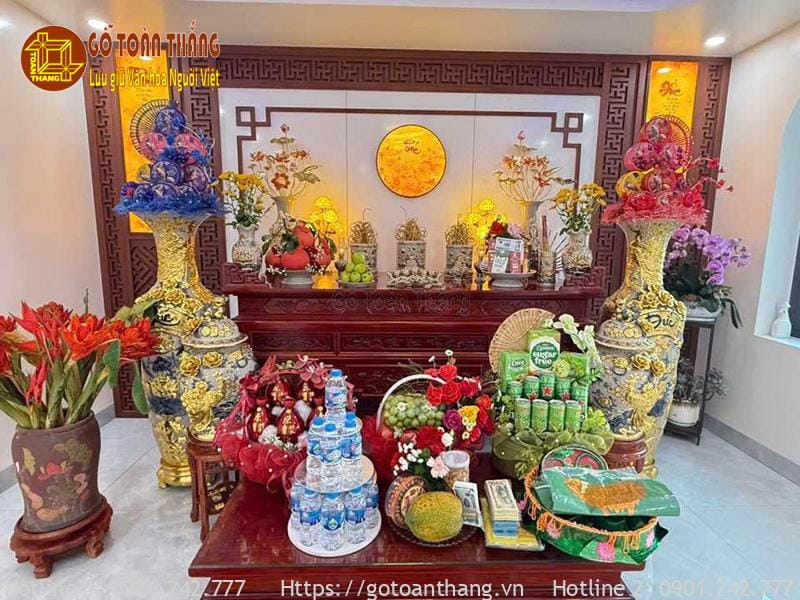 Mâm cúng giao thừa 2026 Tết Bính Ngọ trọn vẹn, ý nghĩa 9 Mâm cúng giao thừa thể hiện lòng thành kính với trời đất