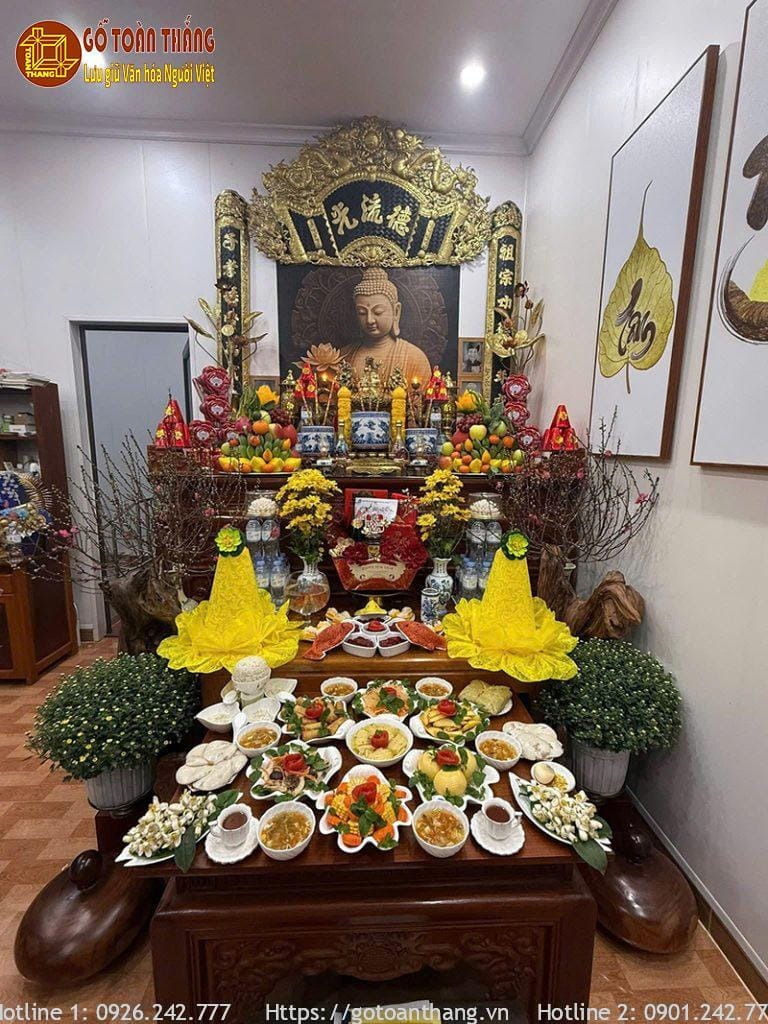 Mâm cúng giao thừa 2026 Tết Bính Ngọ trọn vẹn, ý nghĩa 18 mam cung 4